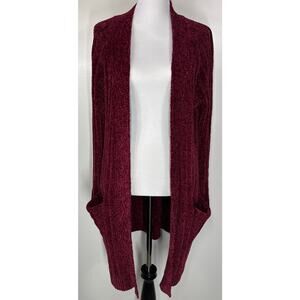 Miracle USA Cardigan, Size Medium/Large, Burgundy